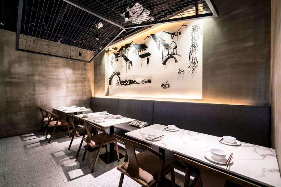 工業(yè)風(fēng)川菜館裝修設計效果圖